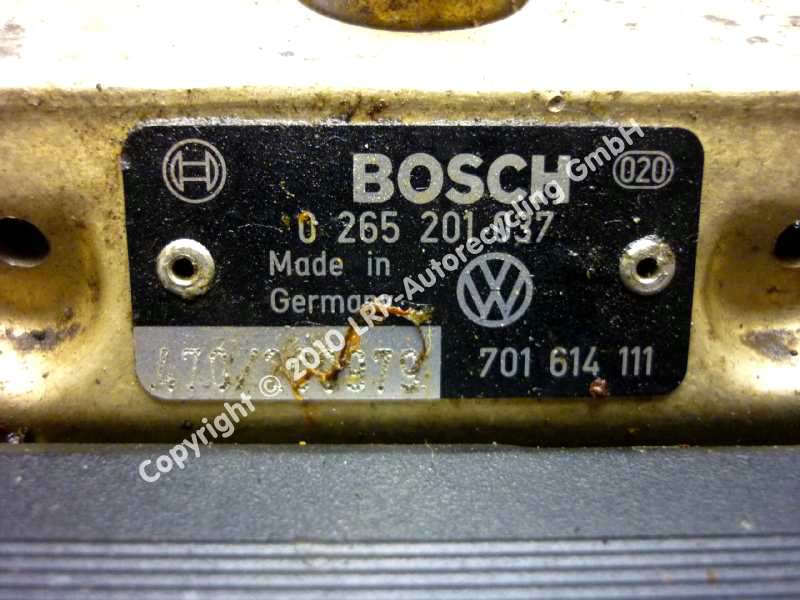 VW T4 original ABS Hydroaggregat 701614111 0265201037 BOSCH BJ1994